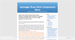Desktop Screenshot of jamnagarbrass.wordpress.com