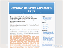 Tablet Screenshot of jamnagarbrass.wordpress.com