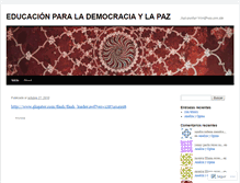 Tablet Screenshot of democraciaemprendimiento.wordpress.com