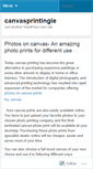 Mobile Screenshot of canvasprintingie.wordpress.com