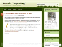 Tablet Screenshot of komododragonblog.wordpress.com