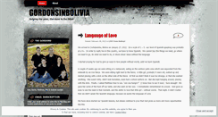 Desktop Screenshot of gordonsinbolivia.wordpress.com