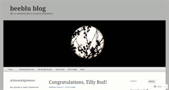 Desktop Screenshot of beeblu.wordpress.com