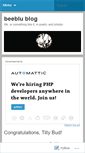 Mobile Screenshot of beeblu.wordpress.com