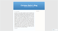 Desktop Screenshot of cbelin.wordpress.com