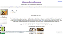 Desktop Screenshot of lebahpropolis.wordpress.com