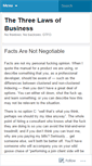 Mobile Screenshot of 3laws.wordpress.com