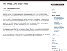 Tablet Screenshot of 3laws.wordpress.com