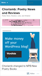 Mobile Screenshot of choriamb.wordpress.com