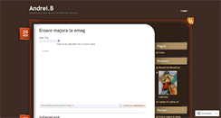 Desktop Screenshot of andreeyash.wordpress.com