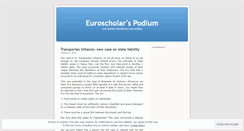 Desktop Screenshot of plaumann.wordpress.com