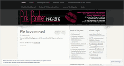 Desktop Screenshot of pinkpanthermagazine.wordpress.com
