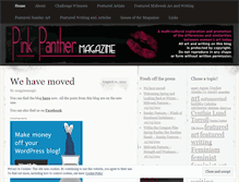 Tablet Screenshot of pinkpanthermagazine.wordpress.com