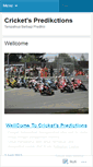 Mobile Screenshot of cricketprediksi.wordpress.com