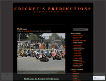 Tablet Screenshot of cricketprediksi.wordpress.com