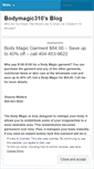 Mobile Screenshot of bodymagic310.wordpress.com