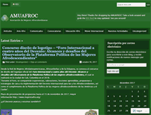 Tablet Screenshot of amuafroc.wordpress.com
