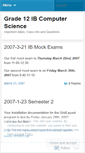 Mobile Screenshot of grade12ibcs.wordpress.com