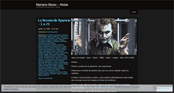 Desktop Screenshot of marianomussi.wordpress.com