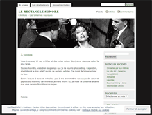 Tablet Screenshot of lerectanglesonore.wordpress.com