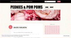 Desktop Screenshot of peoniesandpompoms.wordpress.com