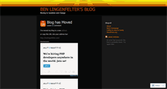 Desktop Screenshot of benlingenfelter.wordpress.com
