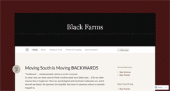 Desktop Screenshot of blackfarms.wordpress.com