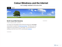 Tablet Screenshot of colourblindness.wordpress.com