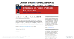 Desktop Screenshot of fallenpatriotsatlanta.wordpress.com