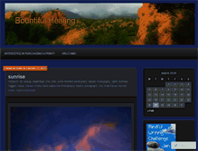 Tablet Screenshot of bountifulhealing.wordpress.com