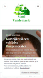 Mobile Screenshot of mattivandemaele.wordpress.com