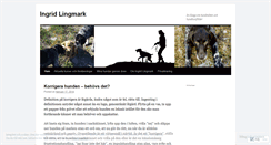Desktop Screenshot of ingridlingmark.wordpress.com