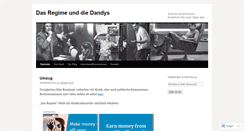 Desktop Screenshot of dasregimeunddiedandys.wordpress.com