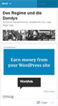 Mobile Screenshot of dasregimeunddiedandys.wordpress.com