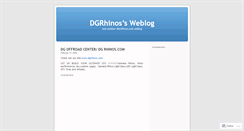 Desktop Screenshot of dgrhinos.wordpress.com