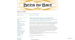 Desktop Screenshot of beerbybicycle.wordpress.com