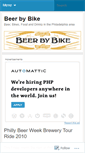 Mobile Screenshot of beerbybicycle.wordpress.com