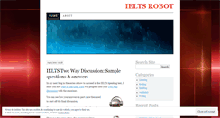 Desktop Screenshot of ieltsrobot.wordpress.com