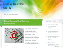 Tablet Screenshot of businessonlineok.wordpress.com