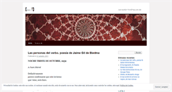 Desktop Screenshot of plasmaciones.wordpress.com