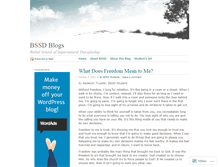 Tablet Screenshot of bssdblogs.wordpress.com