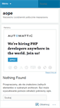 Mobile Screenshot of aope.wordpress.com