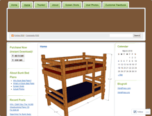 Tablet Screenshot of bunkplans.wordpress.com