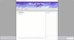 Desktop Screenshot of menoftheway.wordpress.com