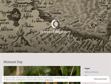 Tablet Screenshot of pointsofdeparture.wordpress.com