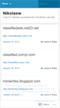 Mobile Screenshot of nikolasw.wordpress.com