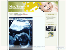 Tablet Screenshot of manbaby.wordpress.com