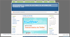 Desktop Screenshot of gerencial2009.wordpress.com