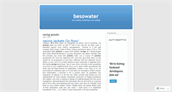 Desktop Screenshot of besowater.wordpress.com