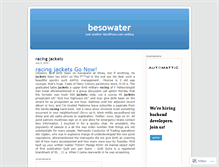 Tablet Screenshot of besowater.wordpress.com